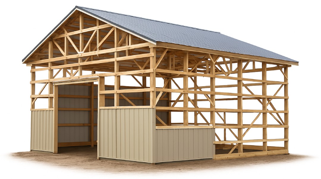 Post Frame Building Construction